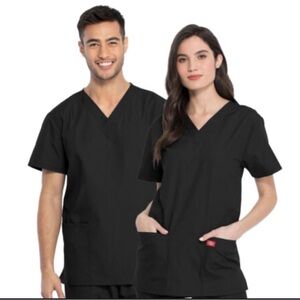 Dickies Black Unisex Scrubs